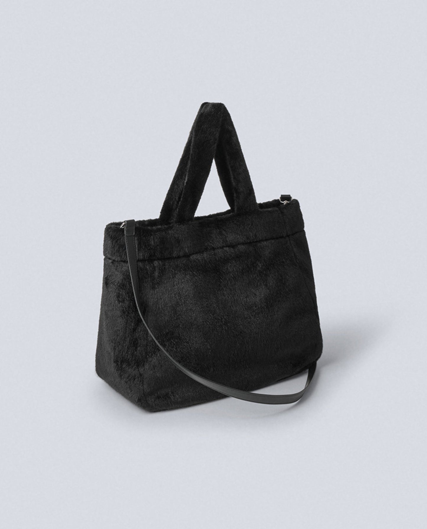 HINNOMINATE Shopper Grande In Ecopelliccia Con Ricamo • Nero