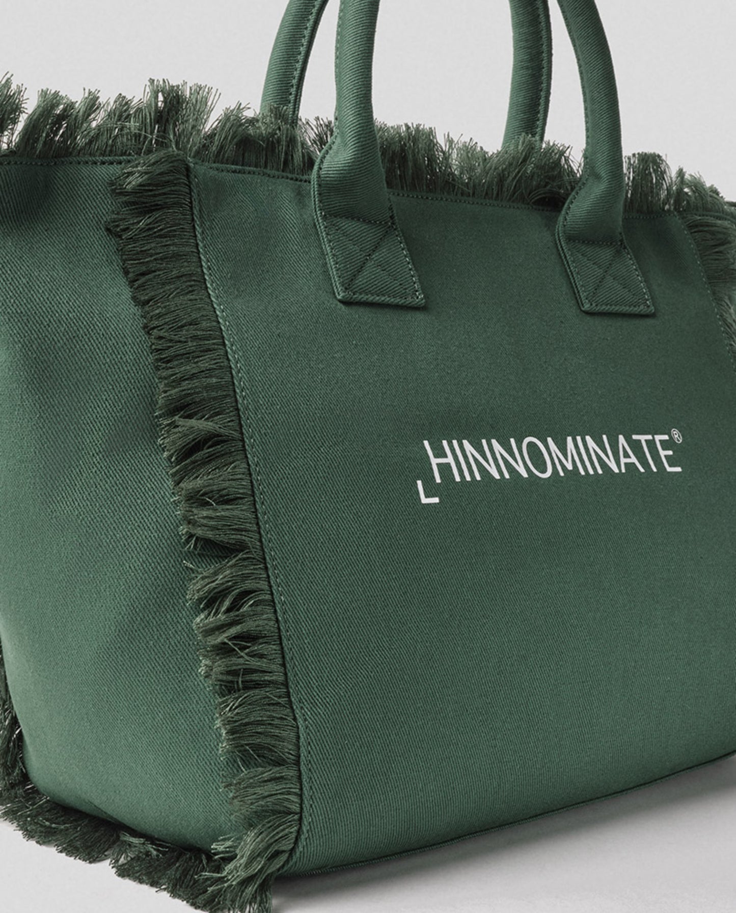 HINNOMINATE - Borsa in canvas grande con logo