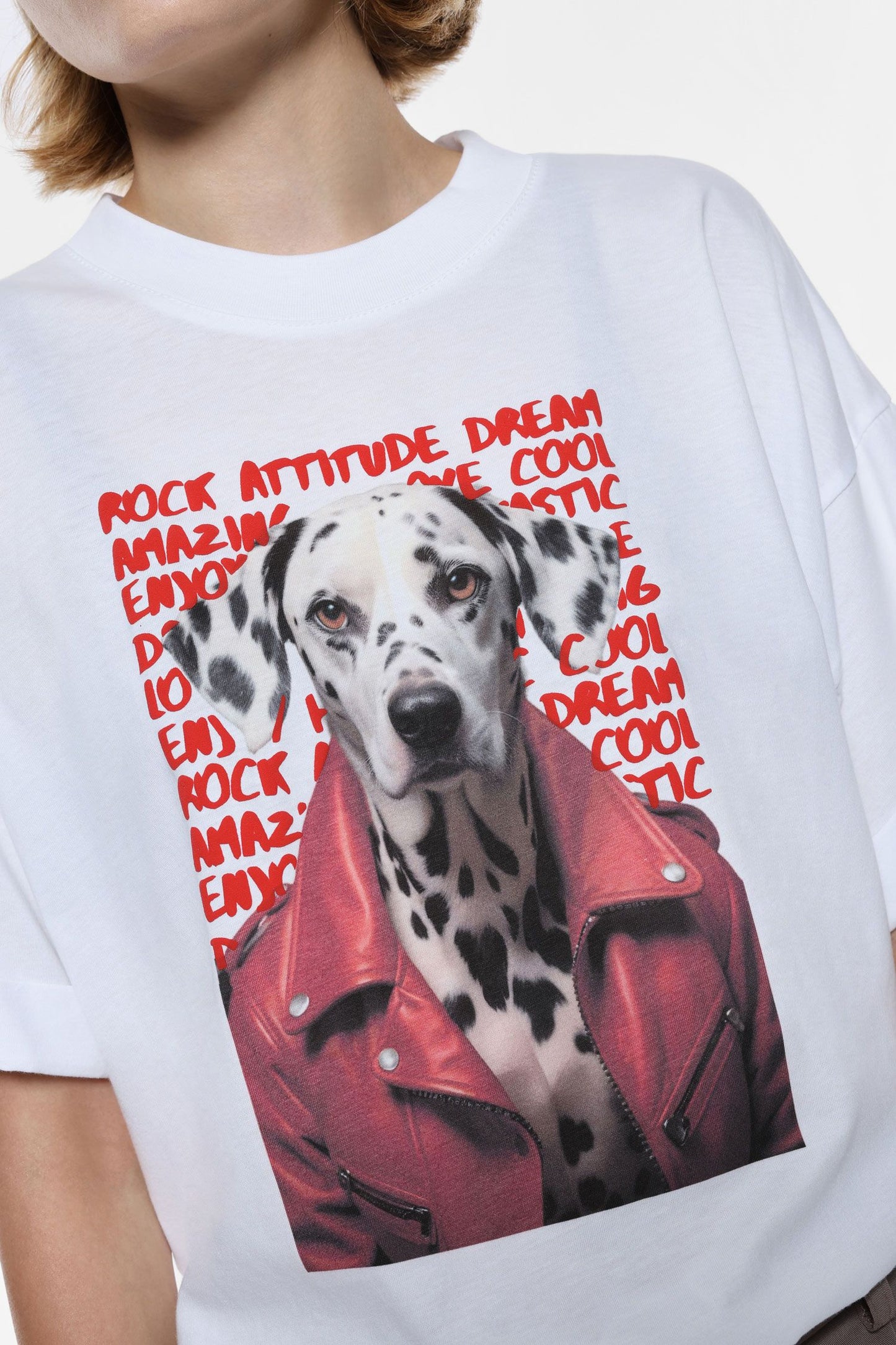 IMPERIAL - T-shirt maniche corte stampa artistica oversize