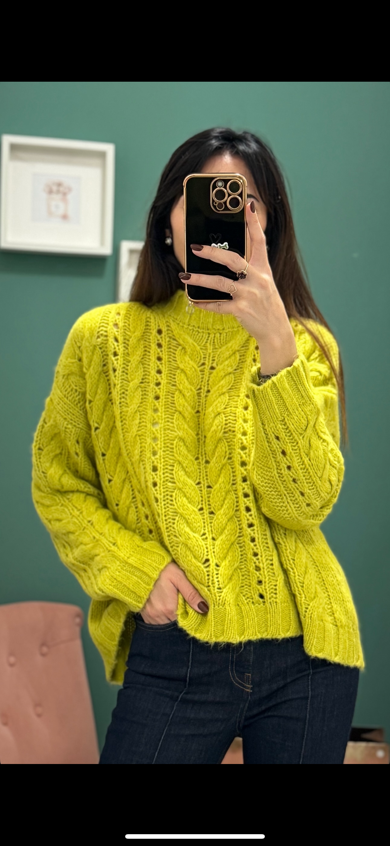 RELISH - maglione a trecce