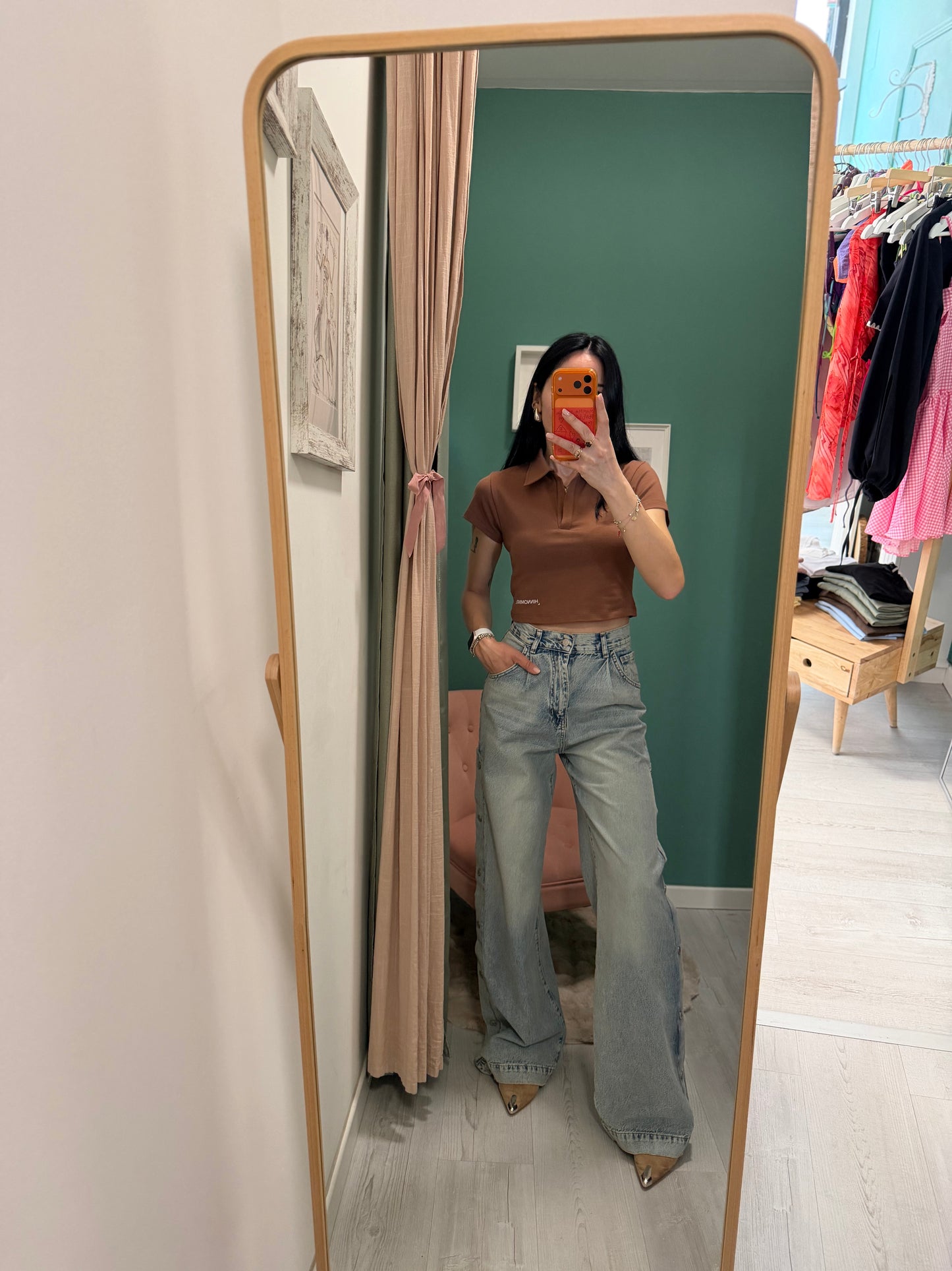 Kontatto - jeans bottoni fianco