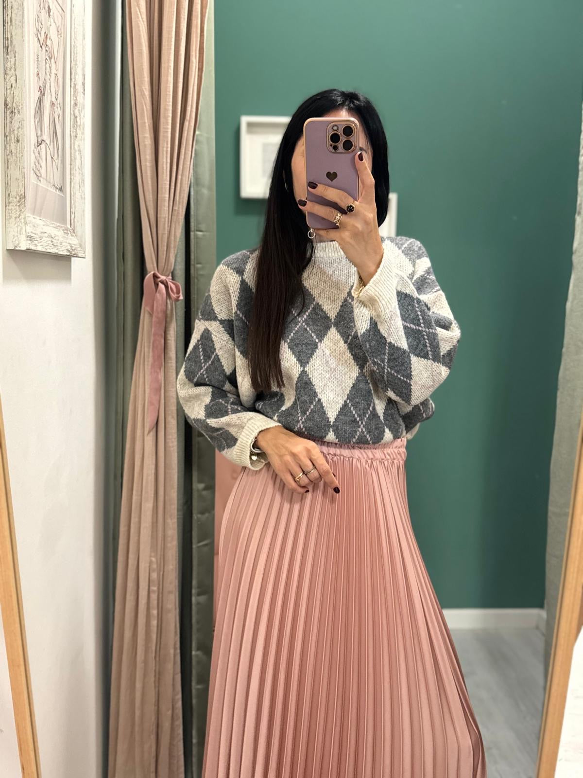 KONTATTO - Maglione rombi