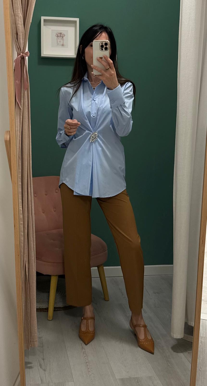 IMPERIAL - Camicia con dettaglio spilla