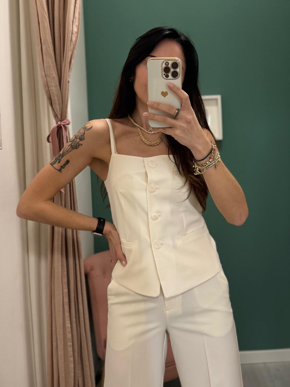 KONTATTO - Gilet spallina sottile