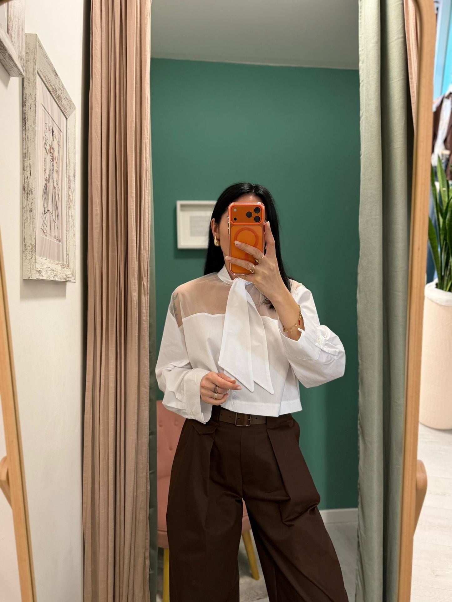 DIXIE - Camicia crop