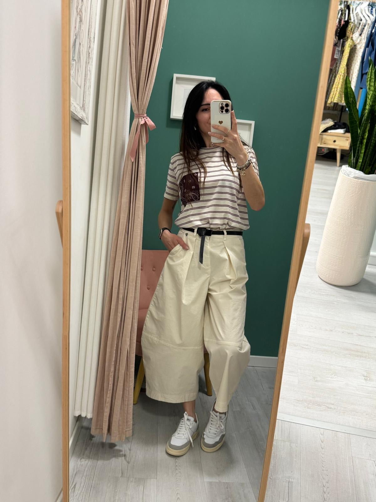DIXIE - Pantalone baloon con cintura