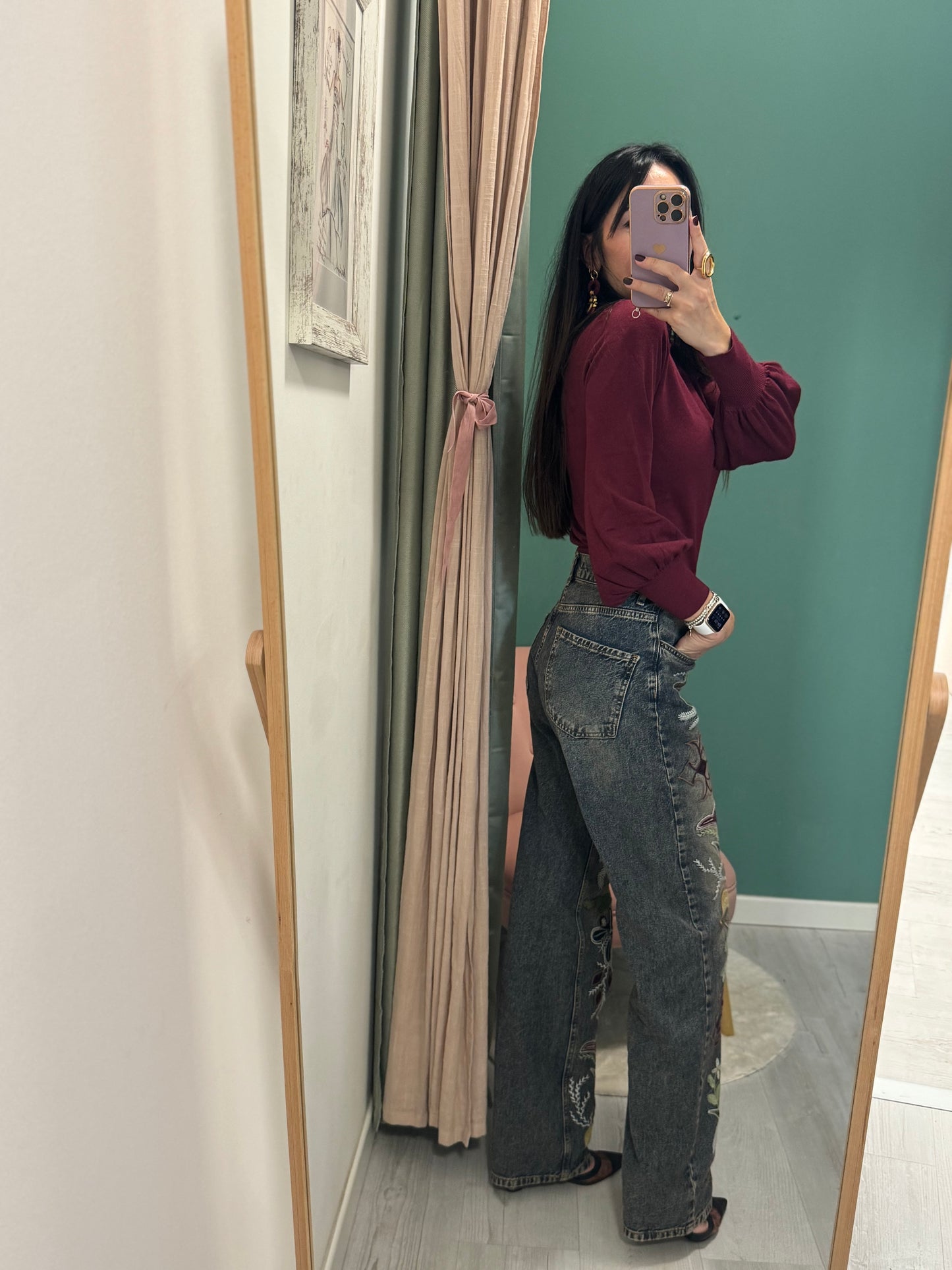 Kontatto - jeans con ricami