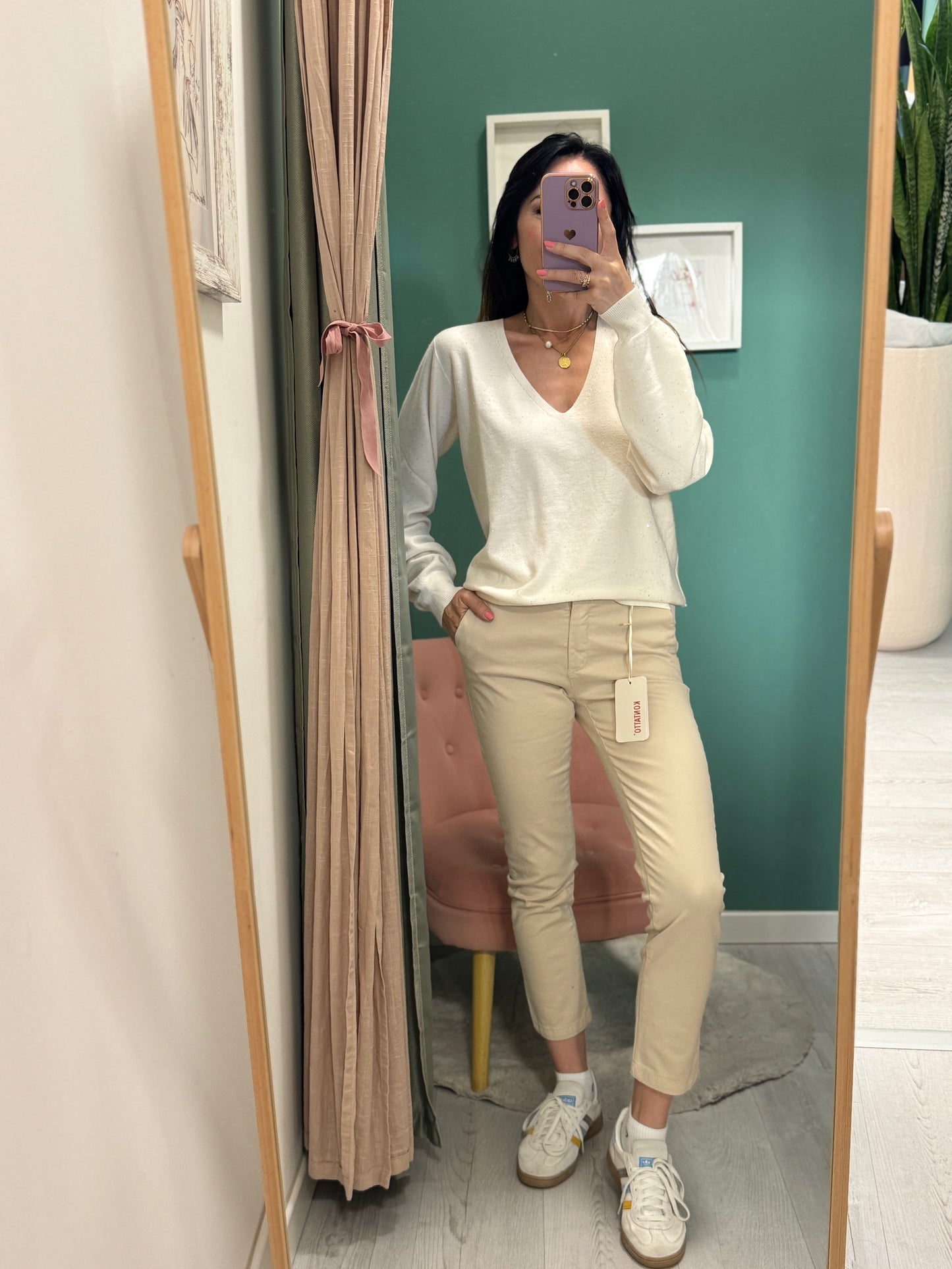 KONTATTO - Pantalone chino