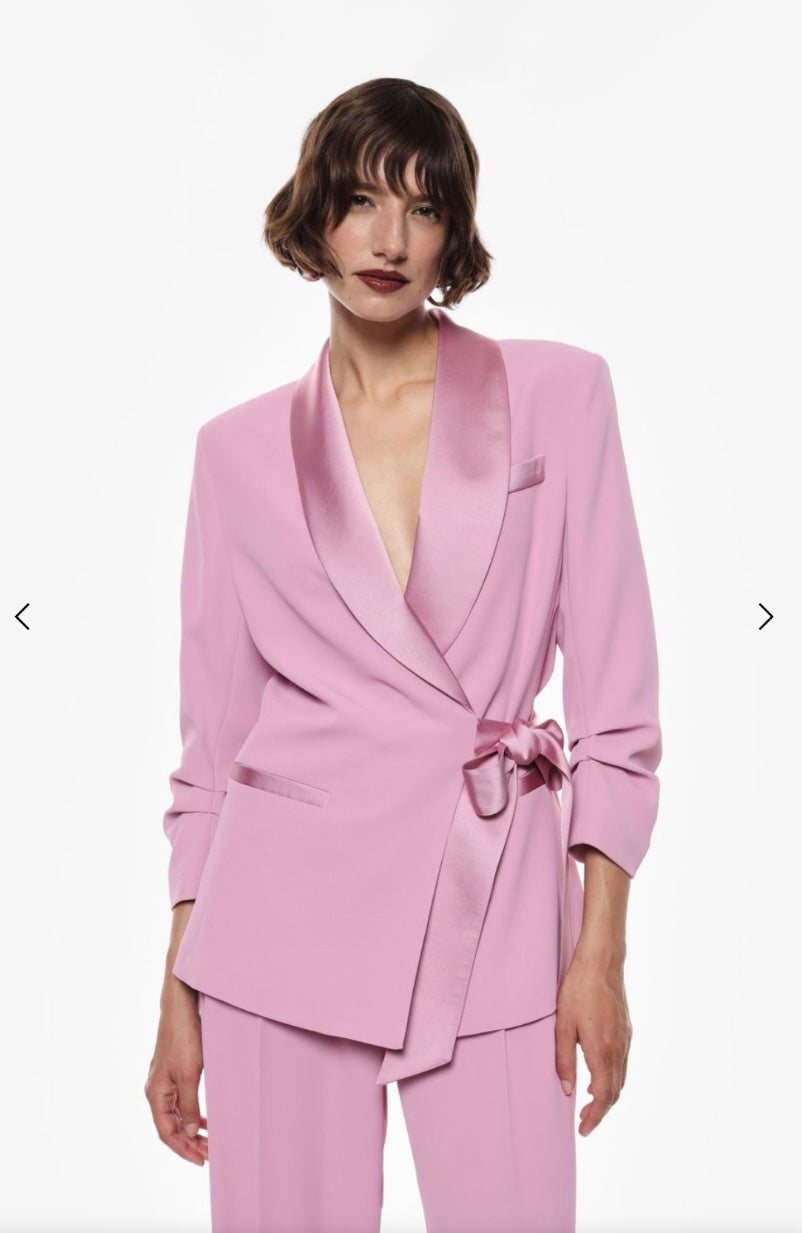 IMPERIAL - Giacca con rever effetto satin