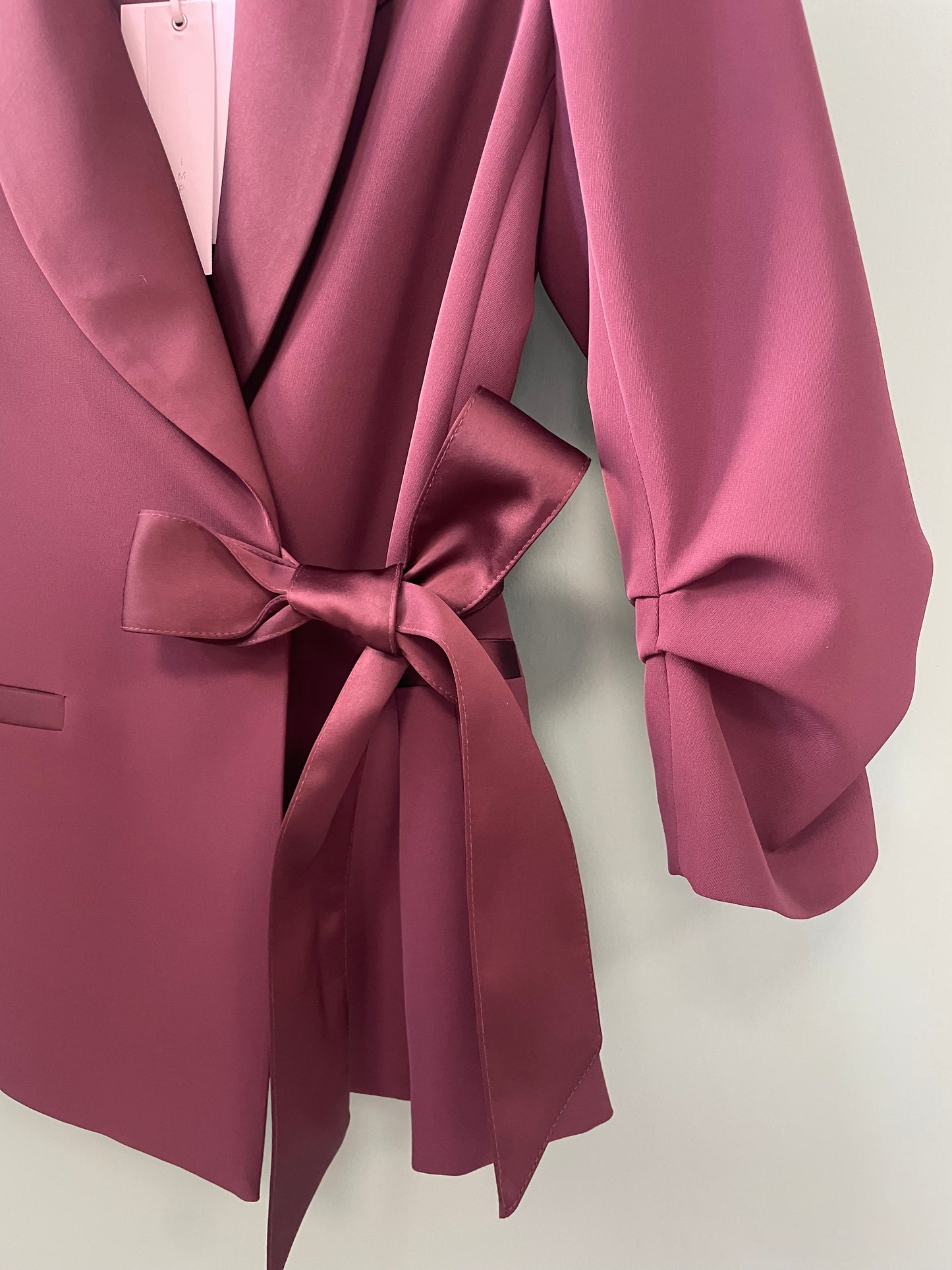 IMPERIAL - Giacca con rever effetto satin