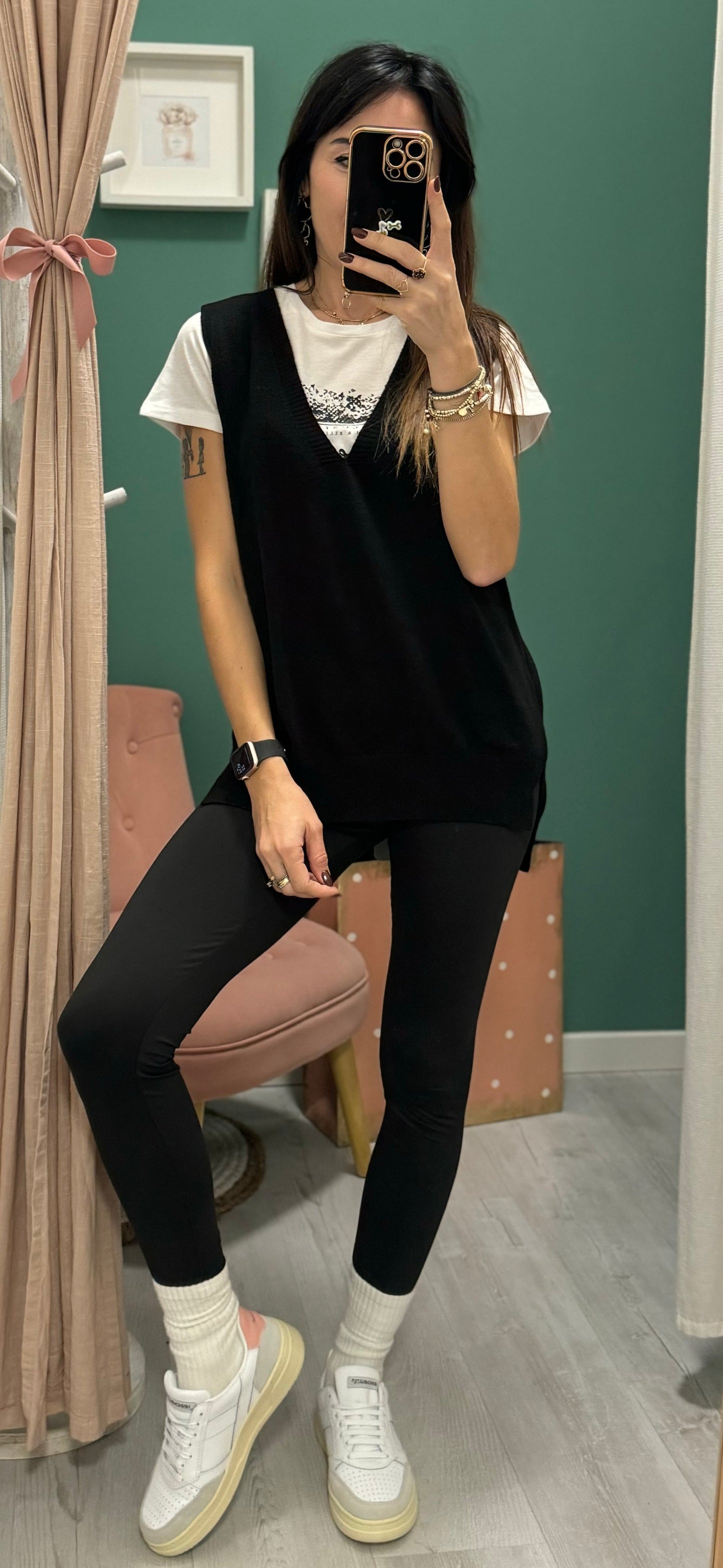 KONTATTO - leggings vita regolare