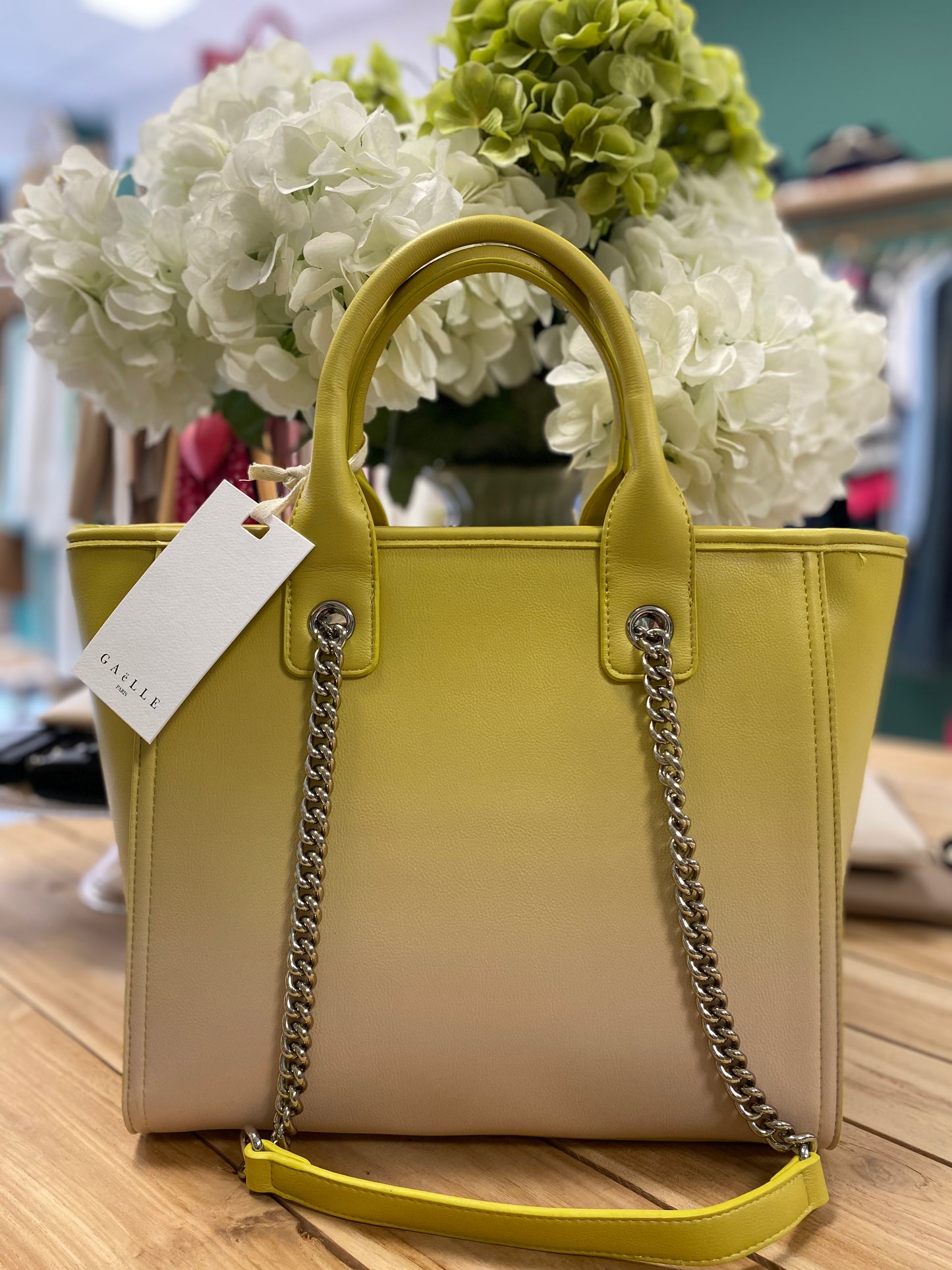 GAELLE - Borsa shopper sfumata con logo