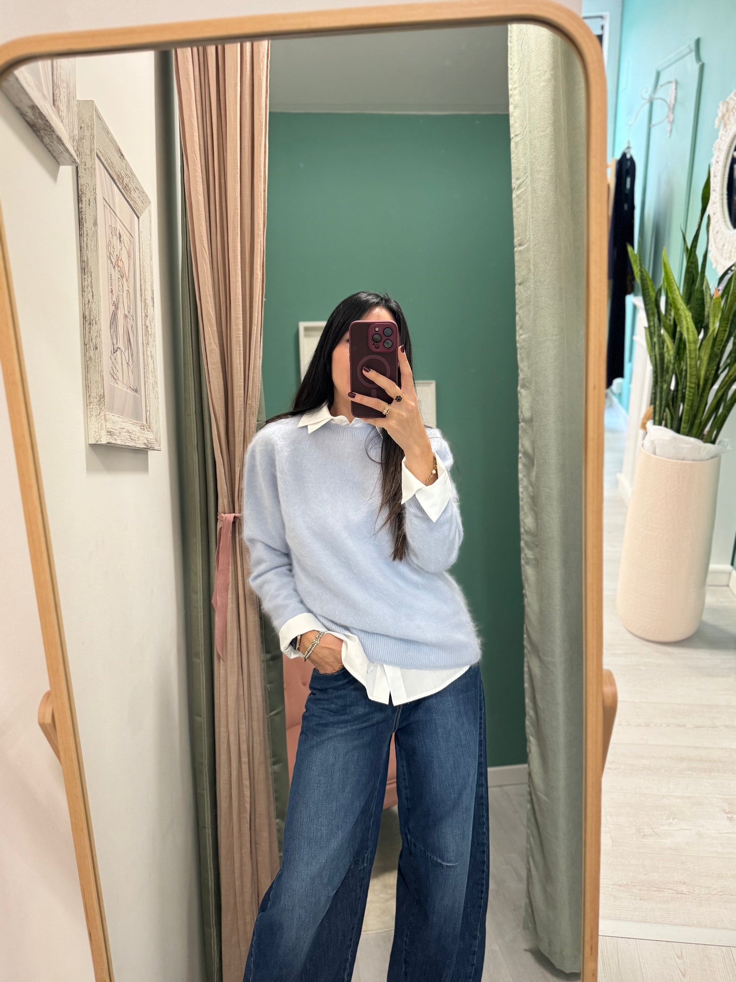 MIDDLEMIST'S - Maglioncino in misto lana, cachemire e seta