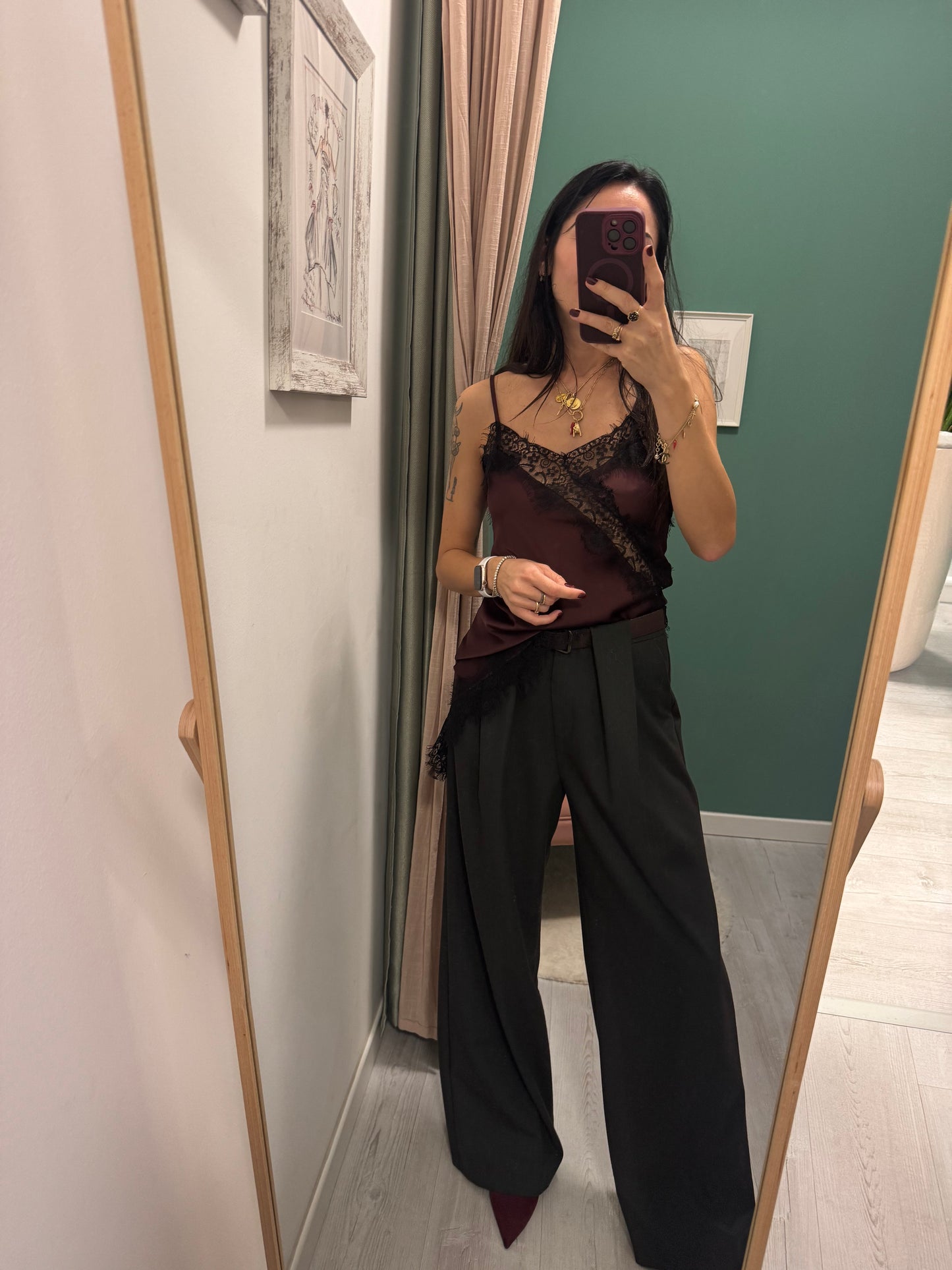 KONTATTO - Top con pizzo