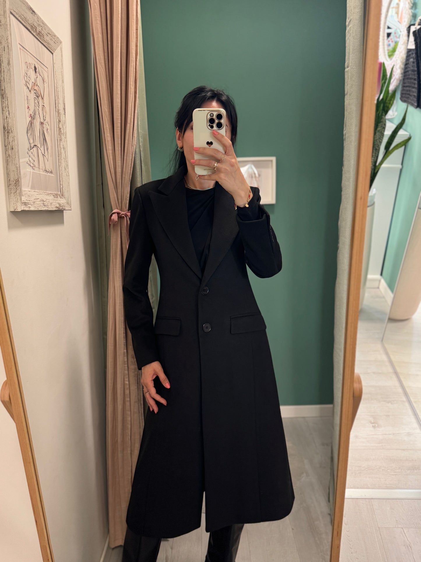 RELISH - Cappotto "King" lungo monopetto