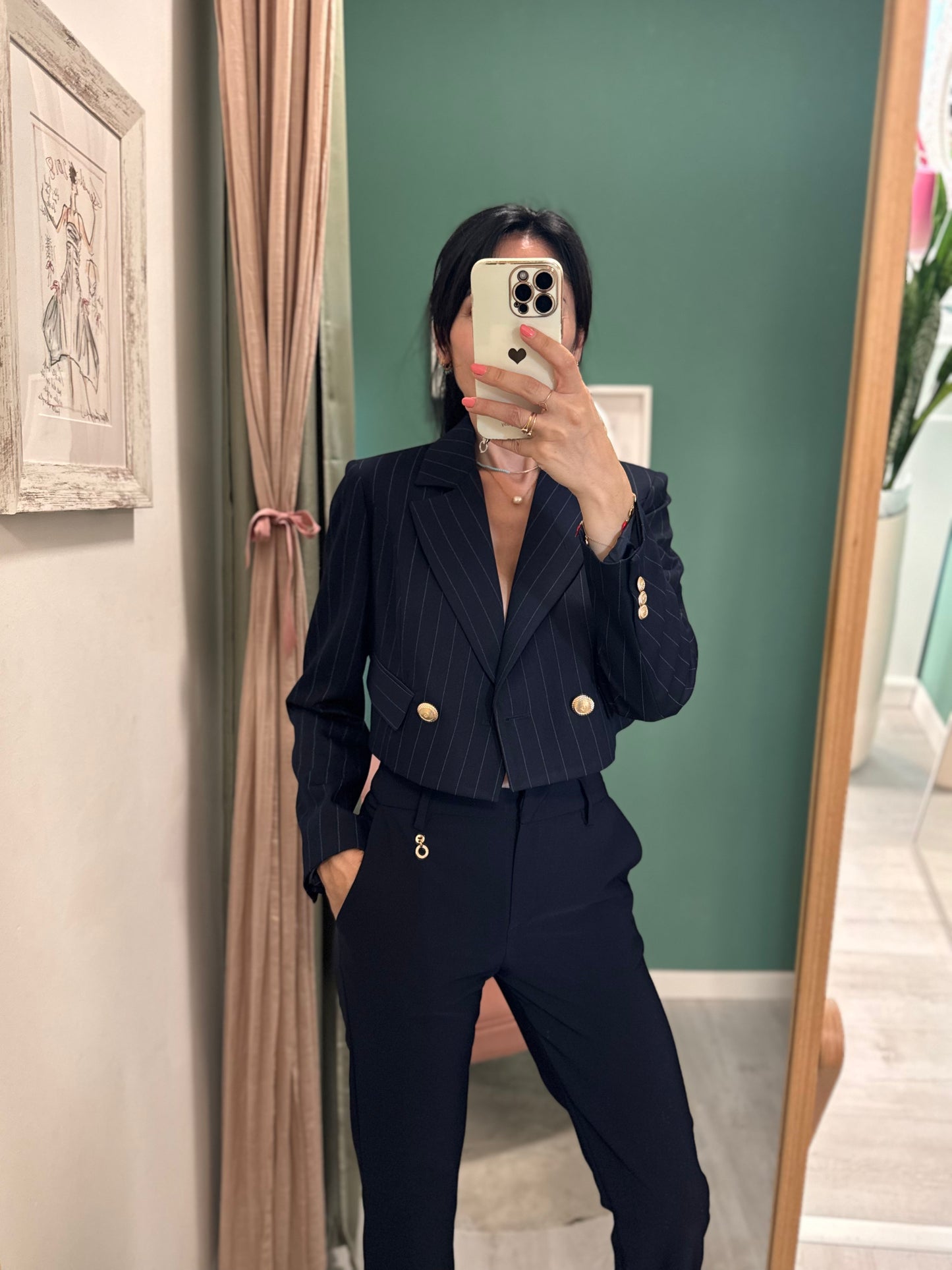 RELISH - Pantalone "Cloes" blu con tasche