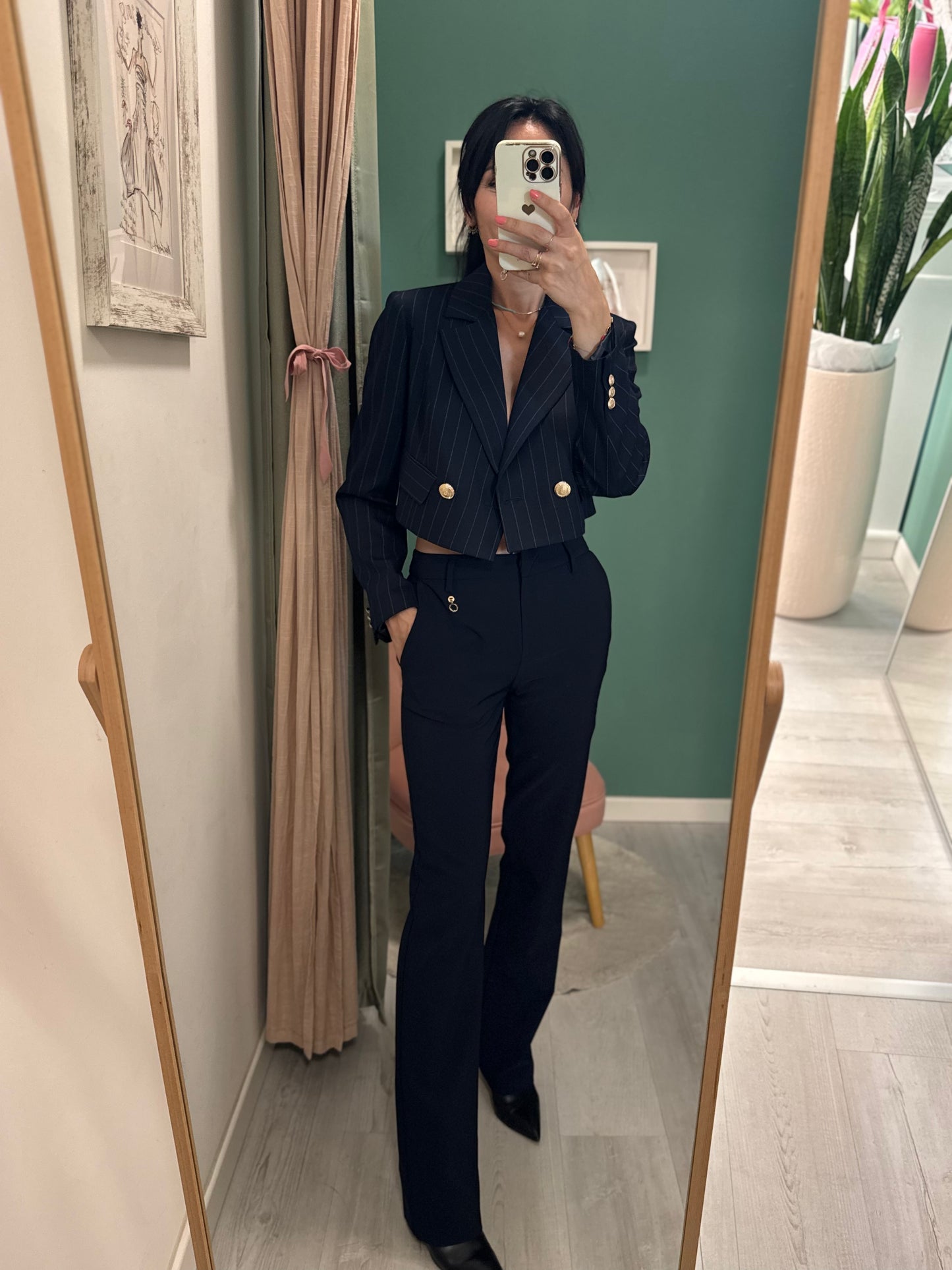 RELISH - Pantalone "Cloes" blu con tasche