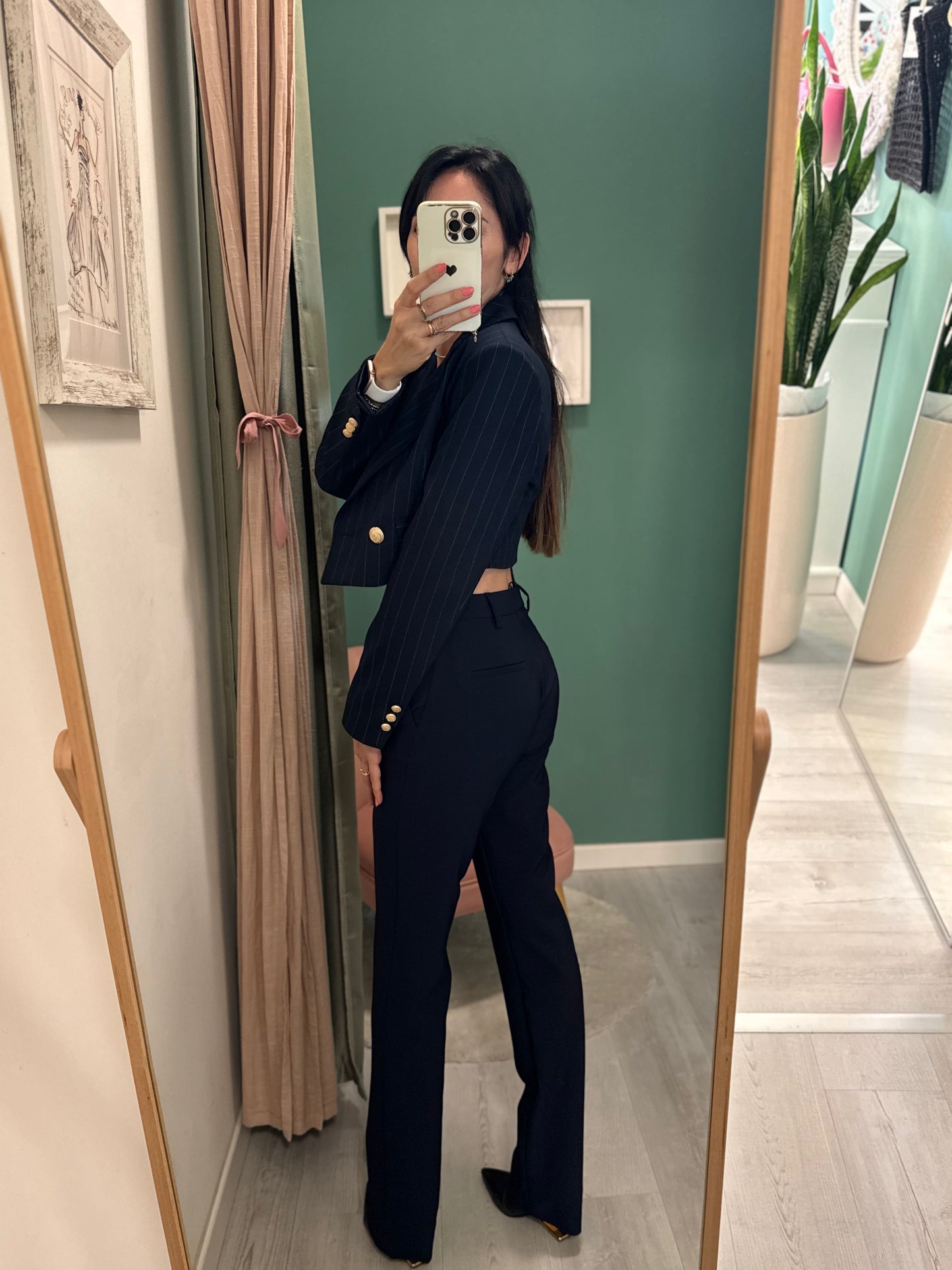 RELISH - Pantalone "Cloes" blu con tasche