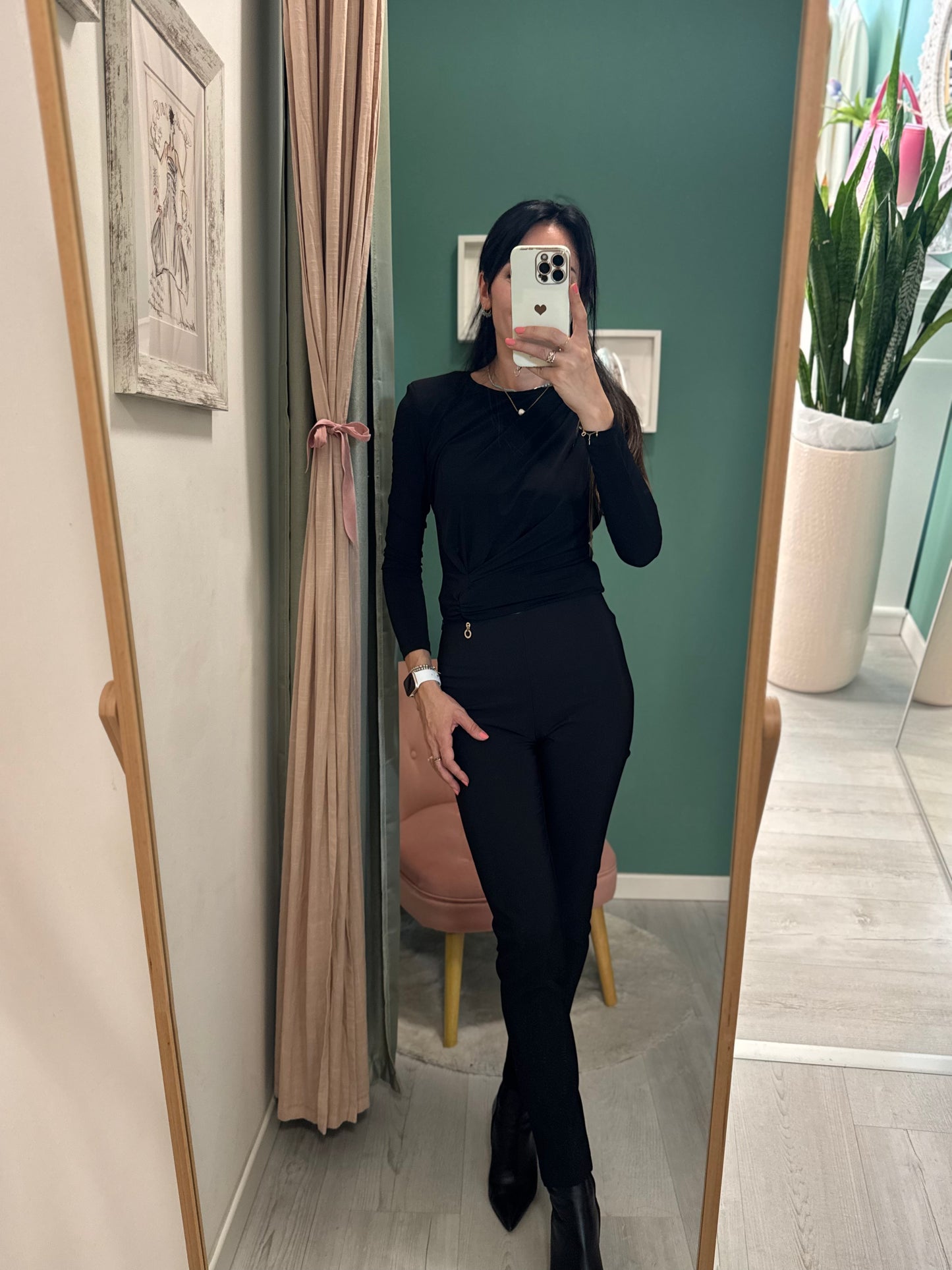 RELISH - Pantalone "Pammy" nero