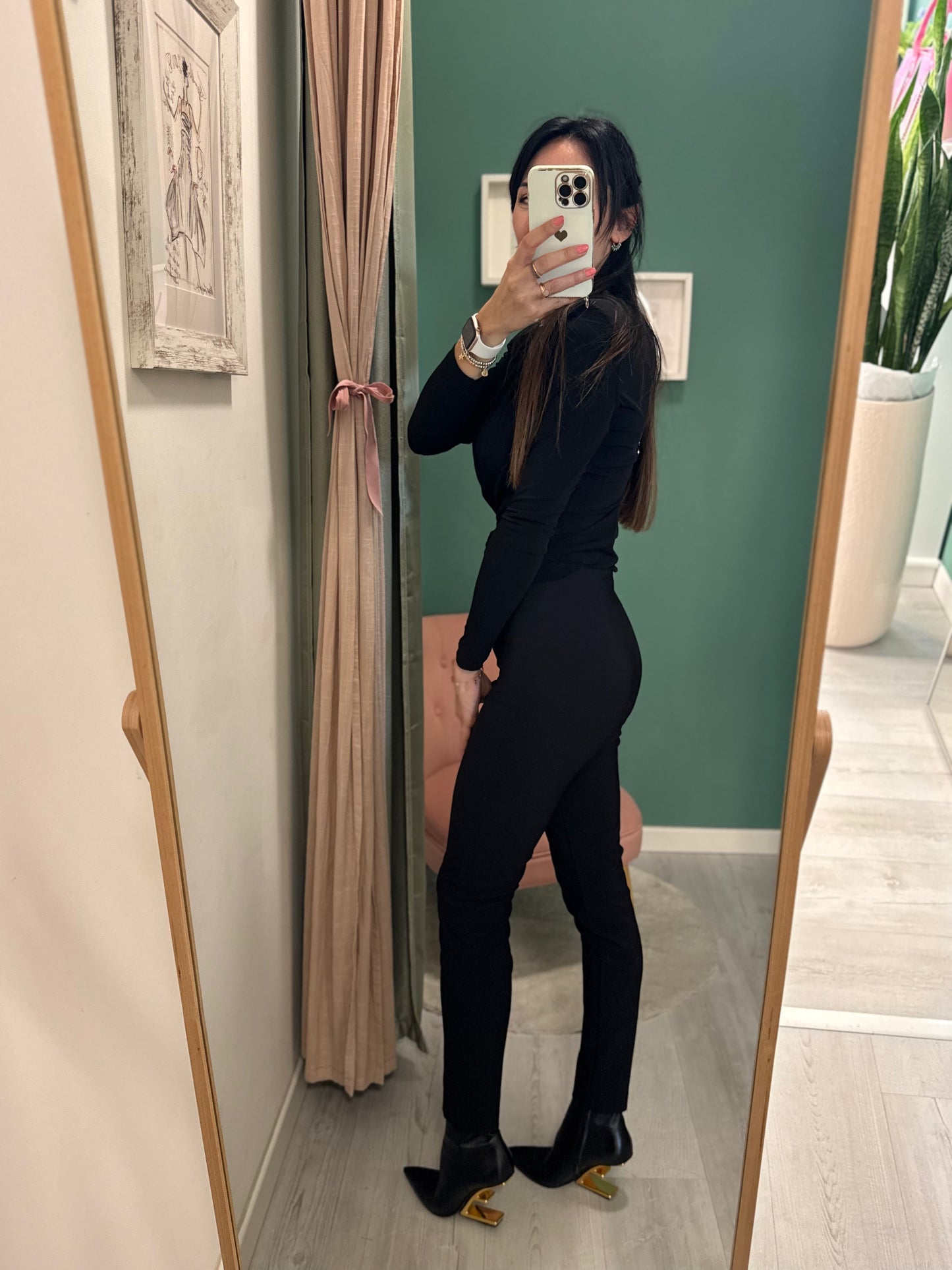 RELISH - Pantalone "Pammy" nero
