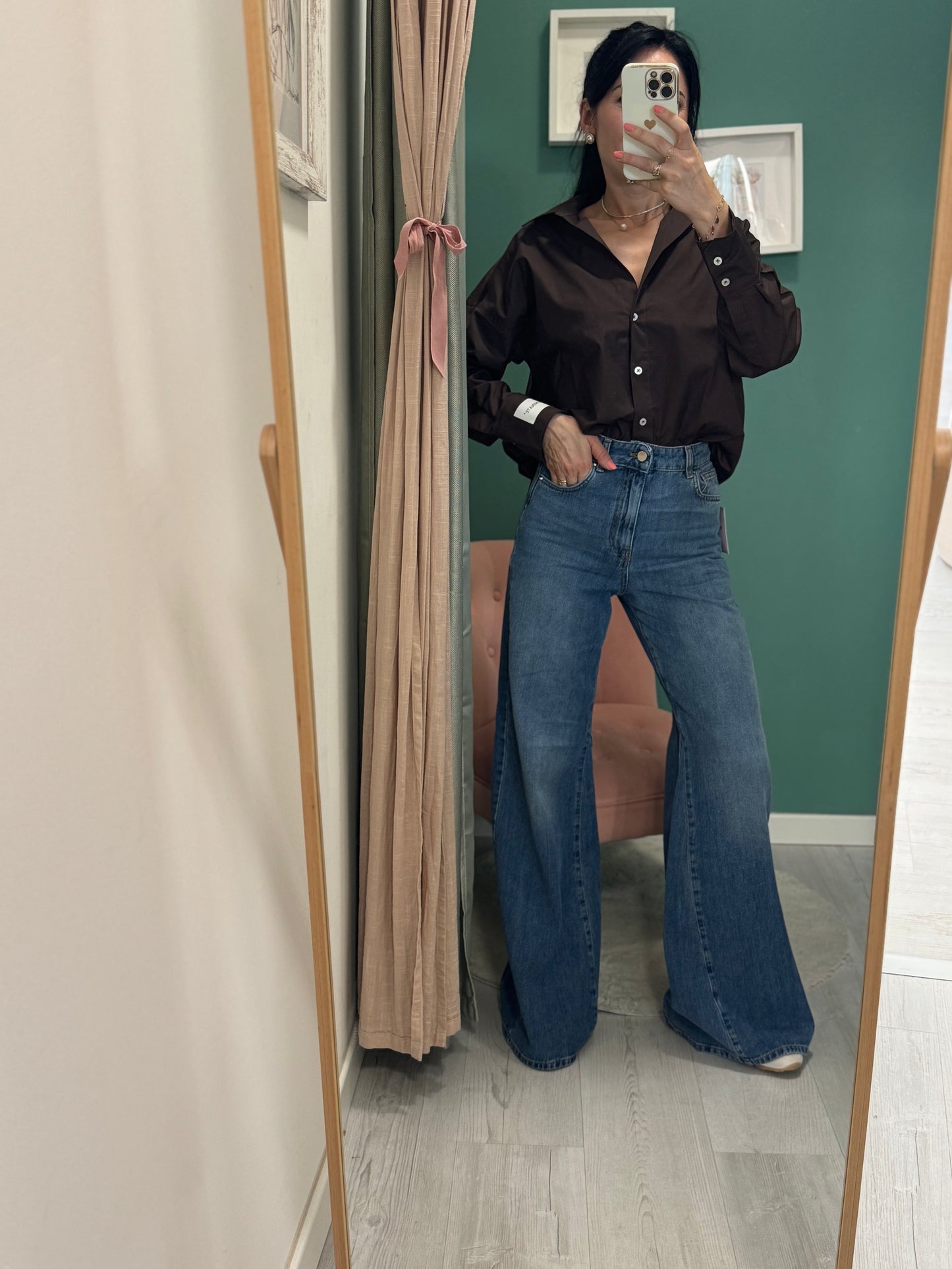 RELISH - Jeans ampio a vita alta