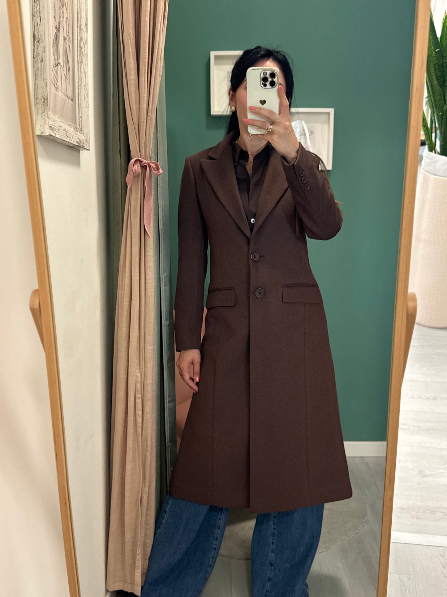 RELISH - Cappotto "King" lungo monopetto