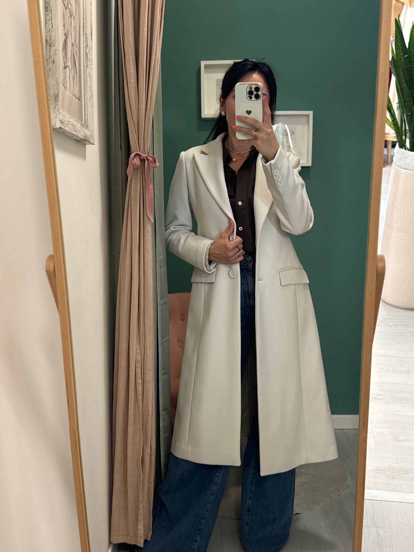 RELISH - Cappotto "King" lungo monopetto