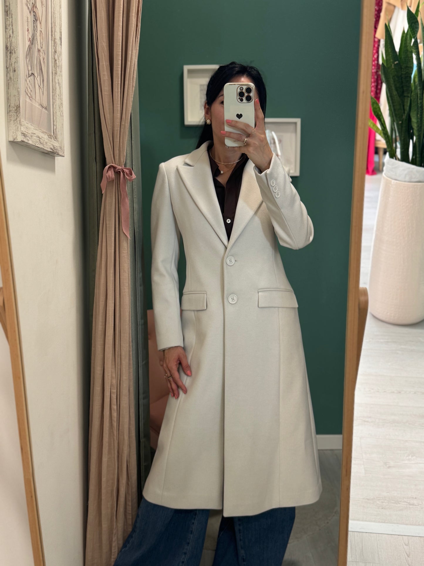 RELISH - Cappotto "King" lungo monopetto