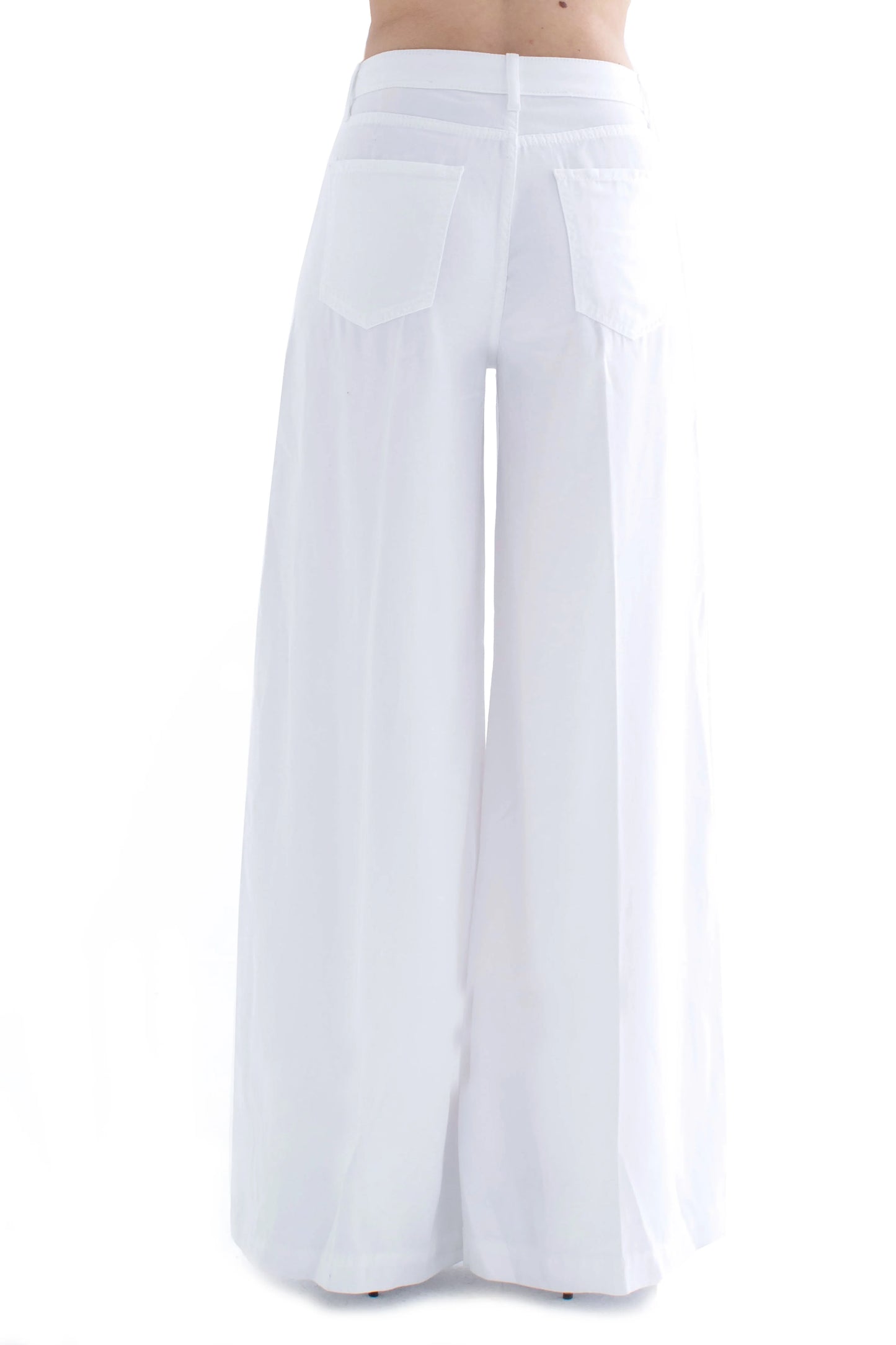 RELISH - Pantalone vita media con catena logo