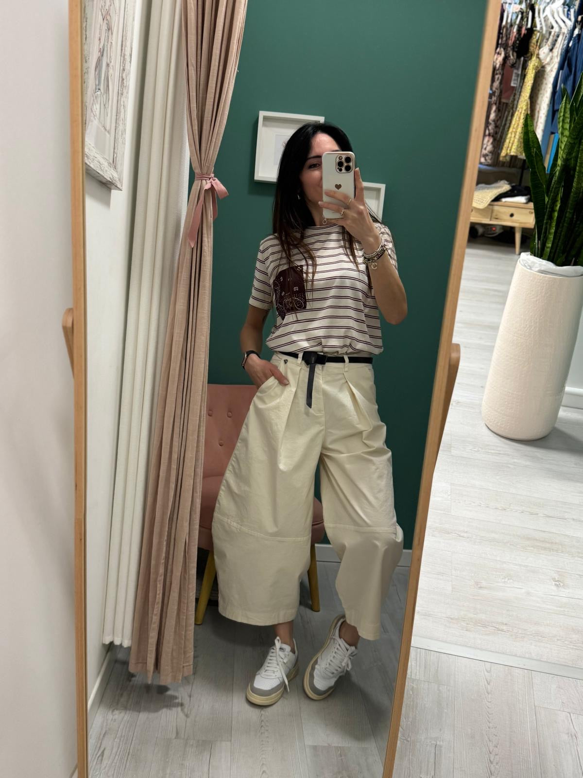 DIXIE - Pantalone baloon con cintura