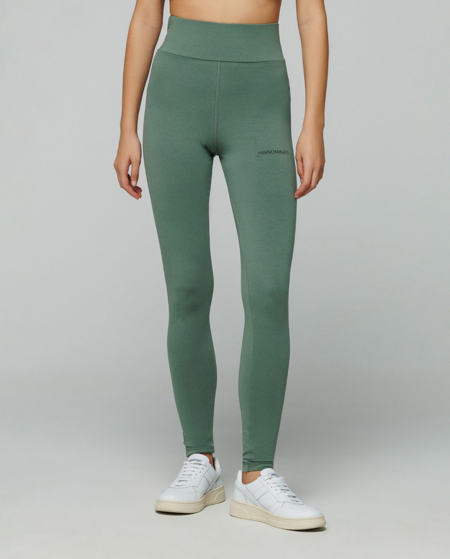 HINNOMINATE - Leggins a vita alta con cuciture sul retro