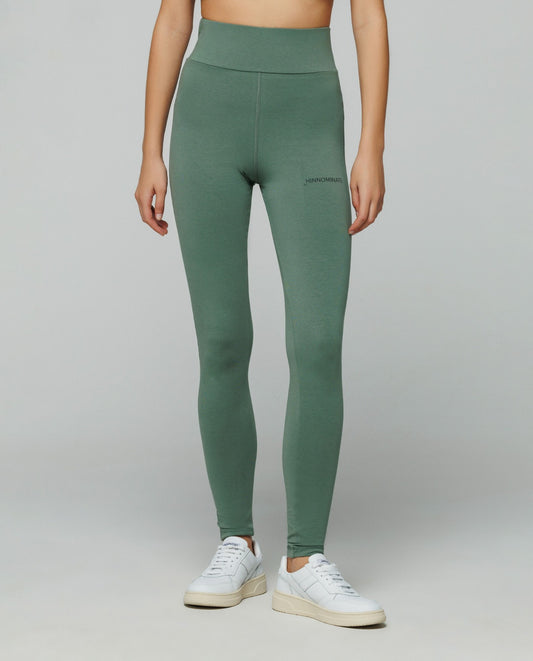 HINNOMINATE - Leggins a vita alta con cuciture sul retro