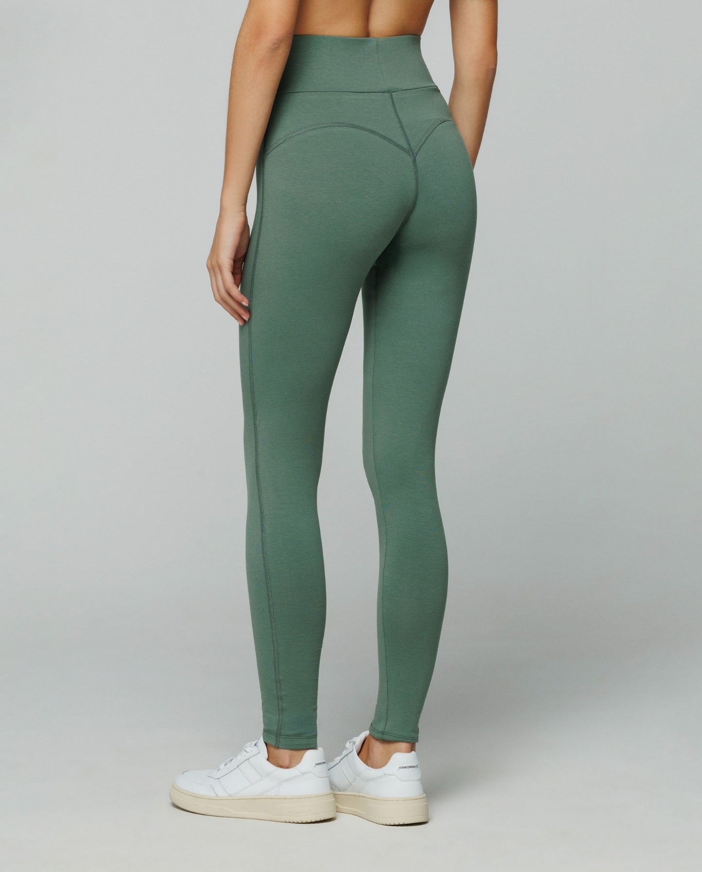 HINNOMINATE - Leggins a vita alta con cuciture sul retro