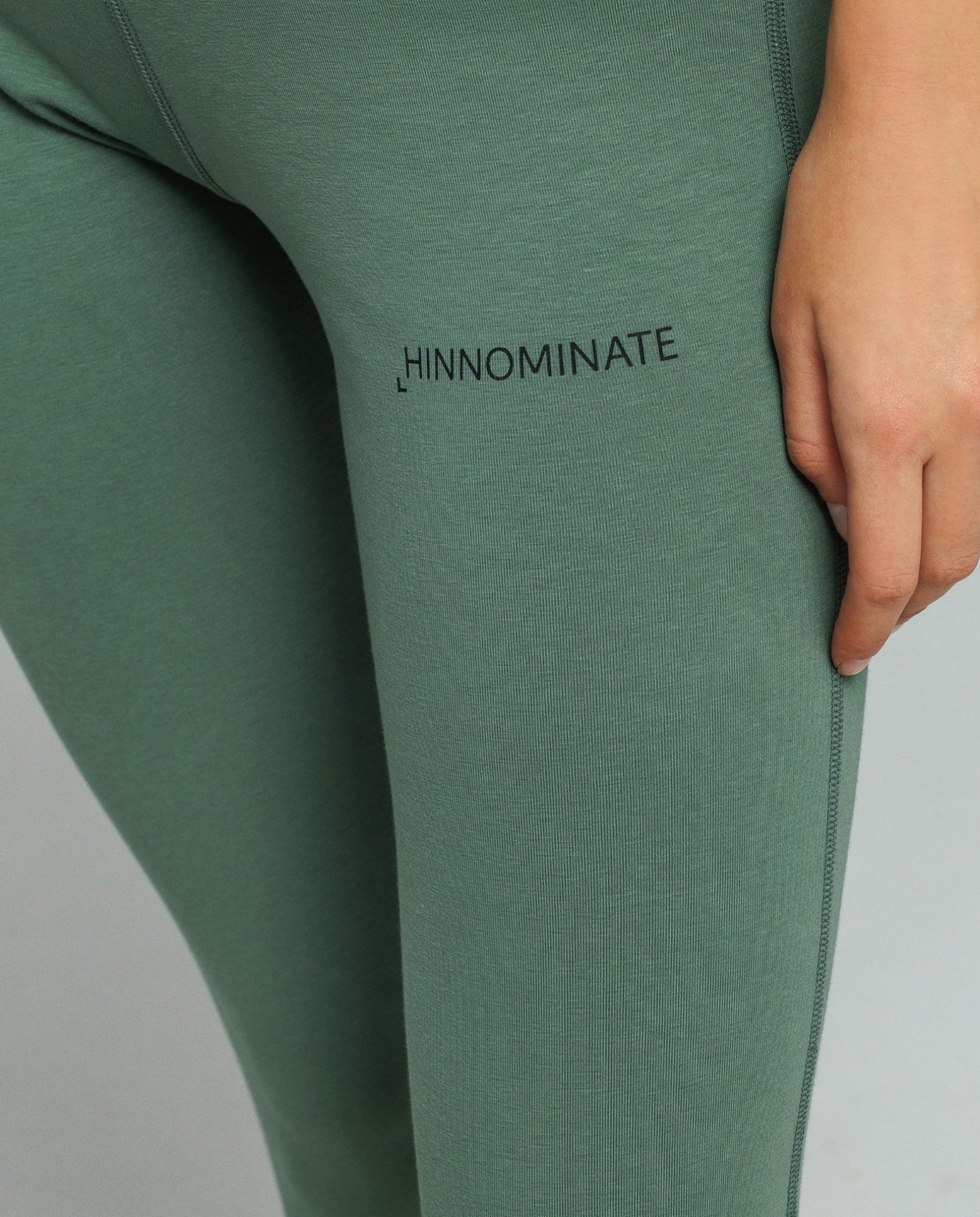 HINNOMINATE - Leggins a vita alta con cuciture sul retro