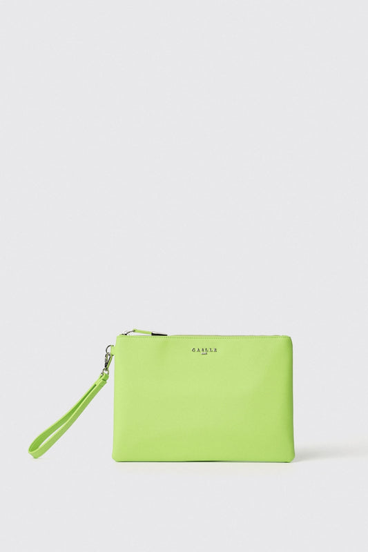 GAELLE - Reg pochette ecopelle con logo in metallo