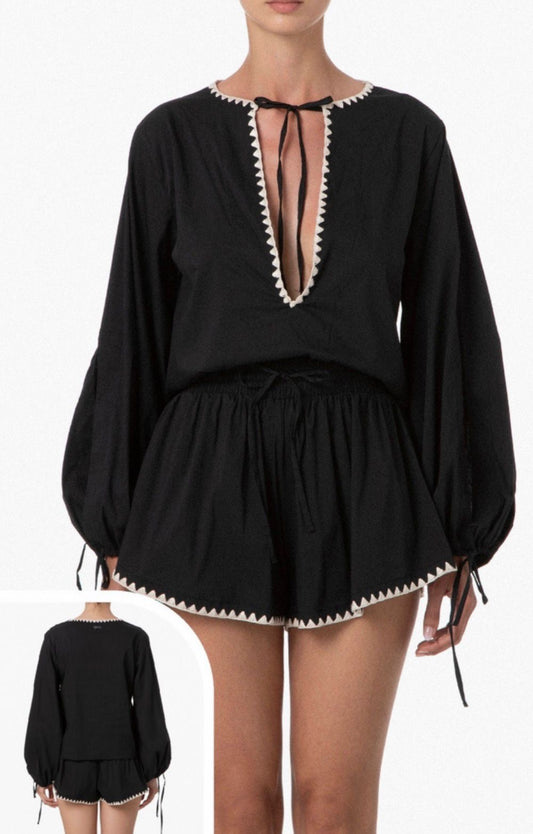 ME FUI - Camicia fuori acqua con scollatura