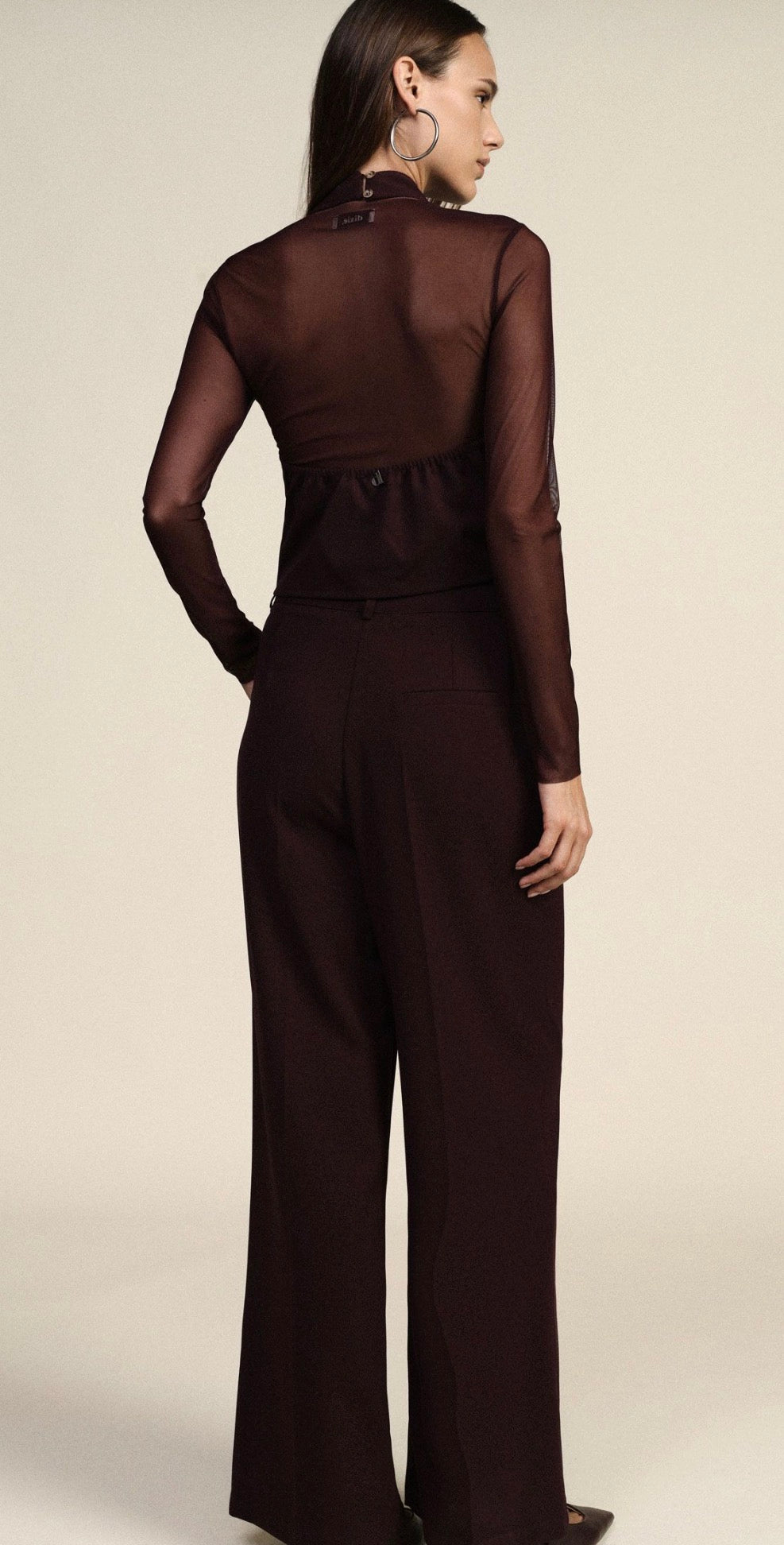 Dixie - pantalone a palazzo con pence