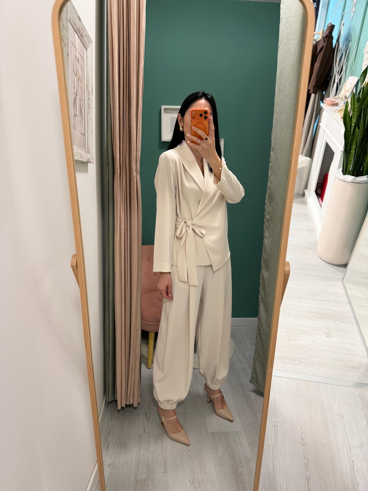 Susy mix - tailleur susy bianco cloud dancer