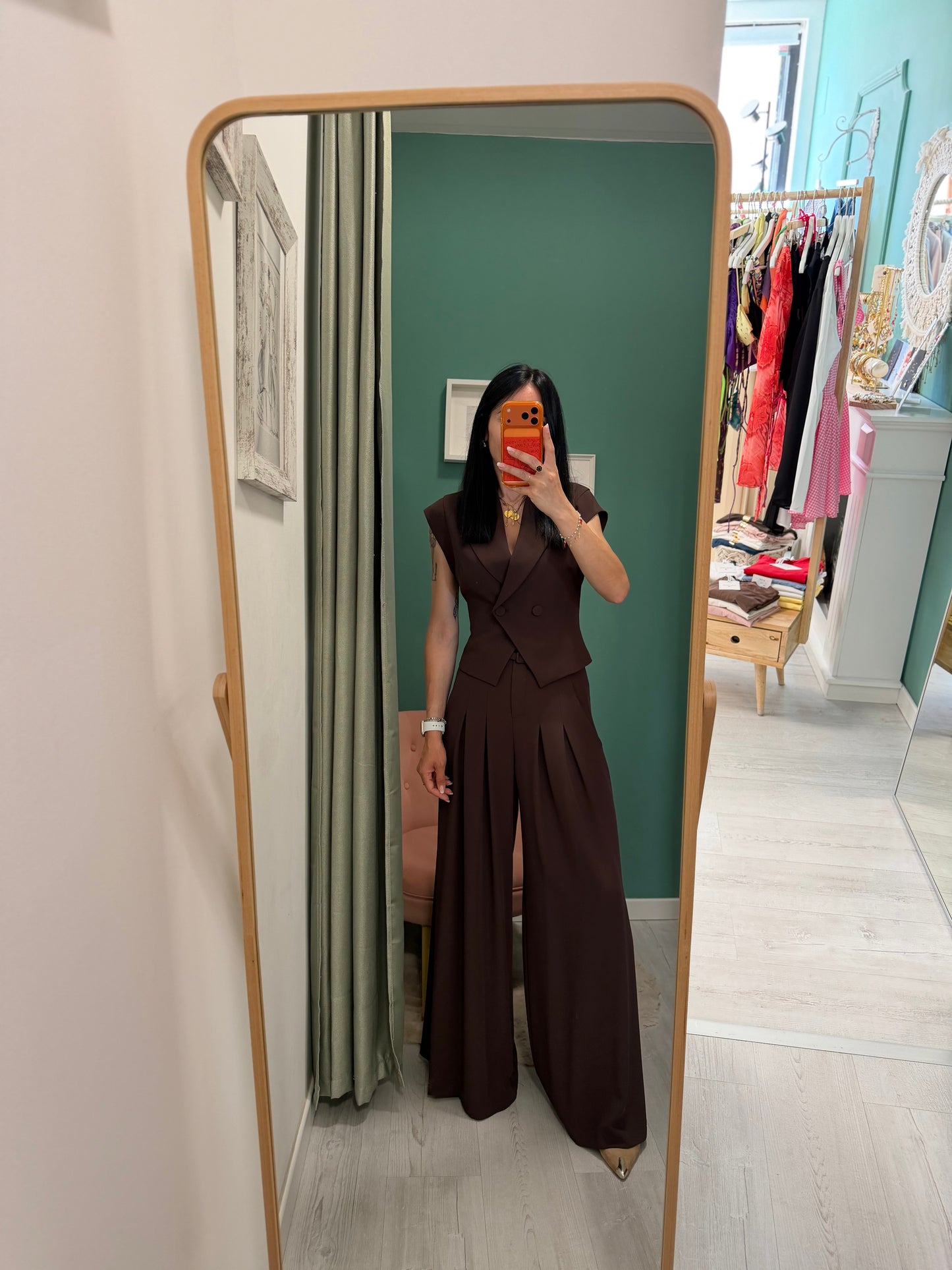 Imperial - coordinato gilet e pantalone a palazzo