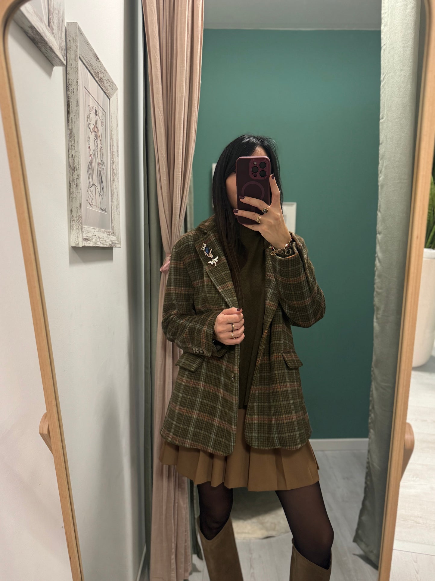 DIXIE - giacca over size con spille