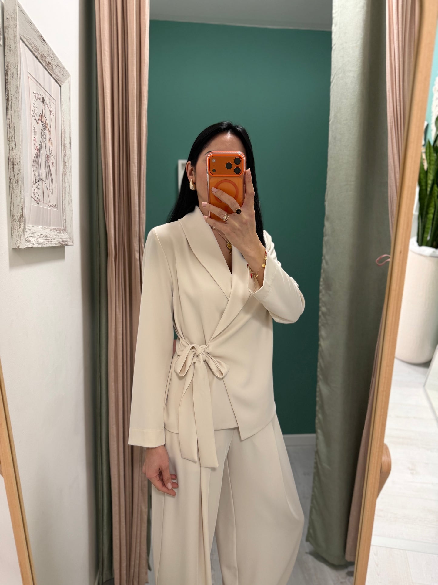 Susy mix - tailleur susy bianco cloud dancer