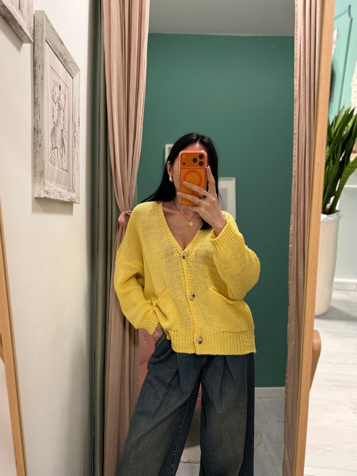 Susy mix - cardigan over con tasche