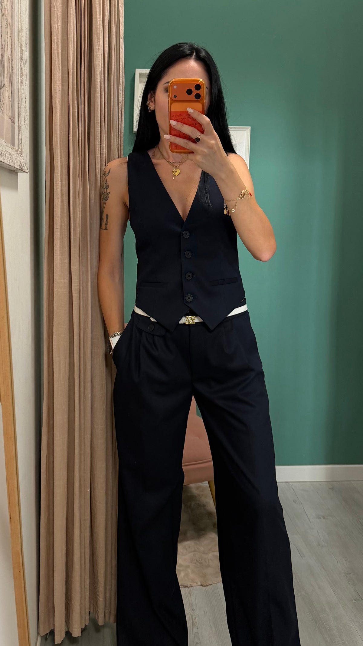 Mar de margaritas - gilet monopetto