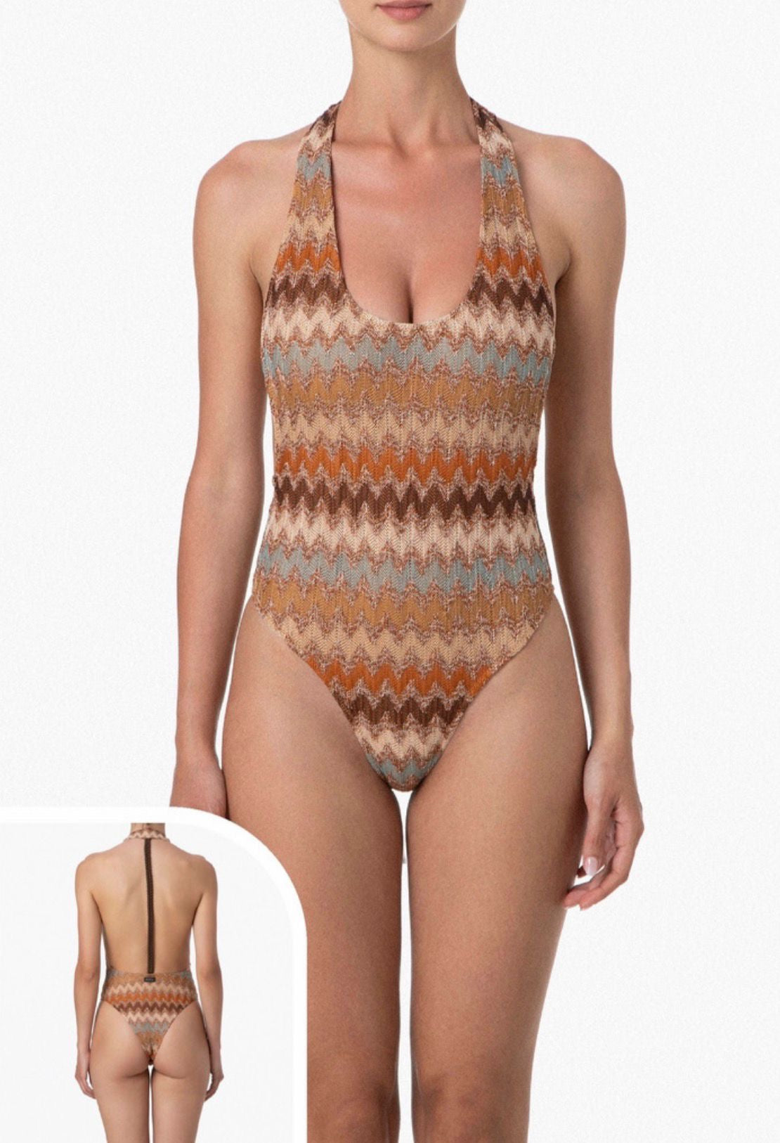 ME FUI - Bikini con treccia sul retro