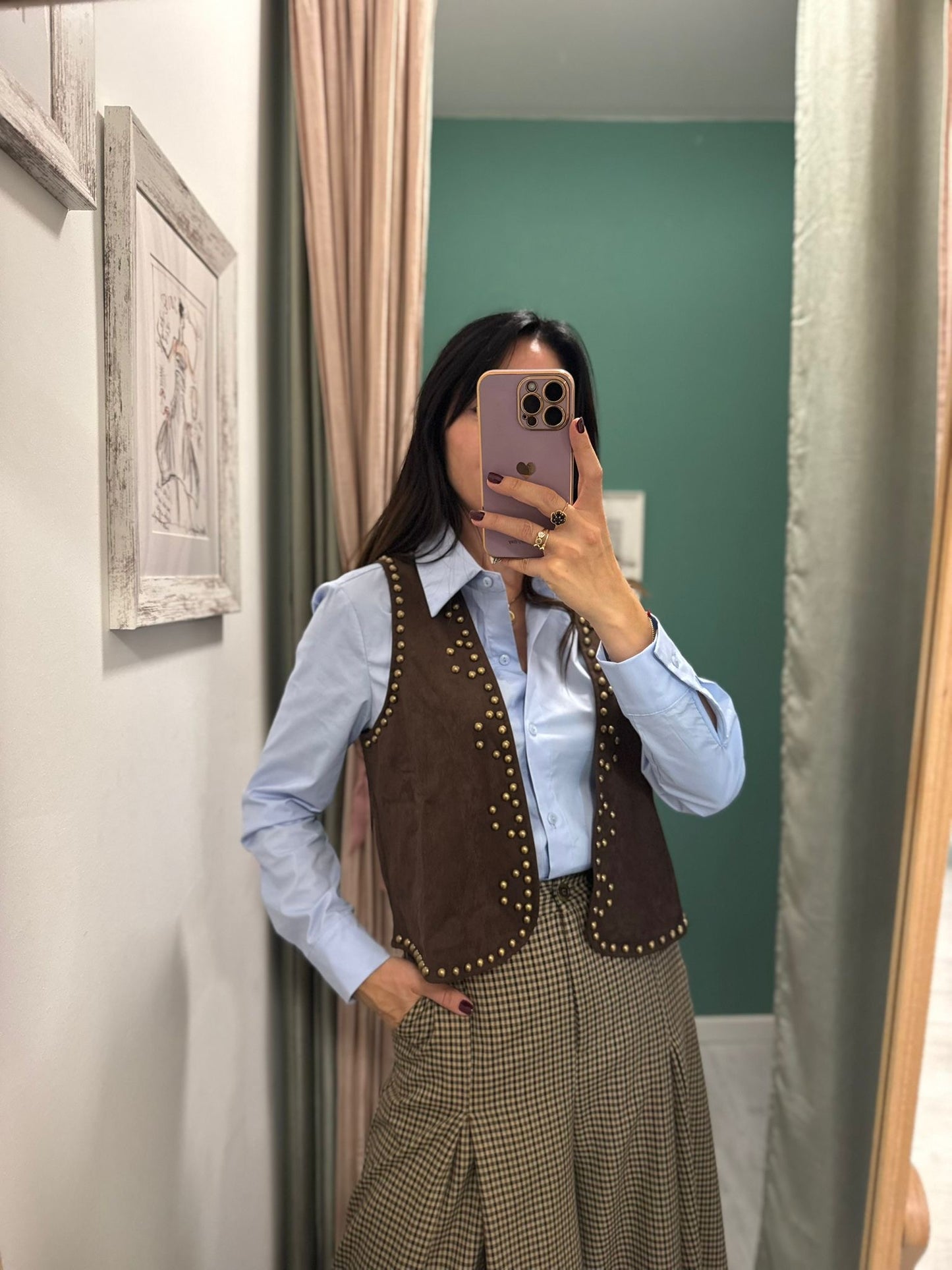 MIDDLEMIST'S - Gilet con borchie