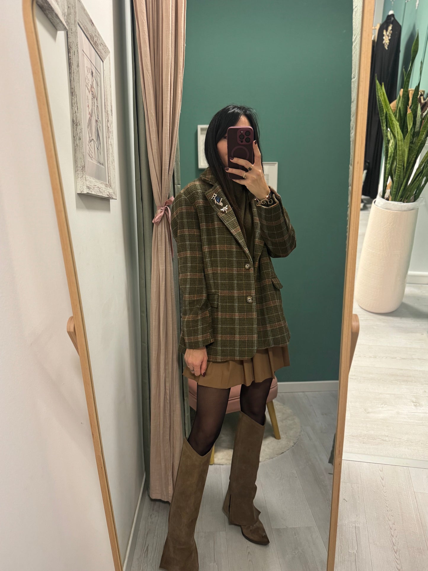 DIXIE - giacca over size con spille