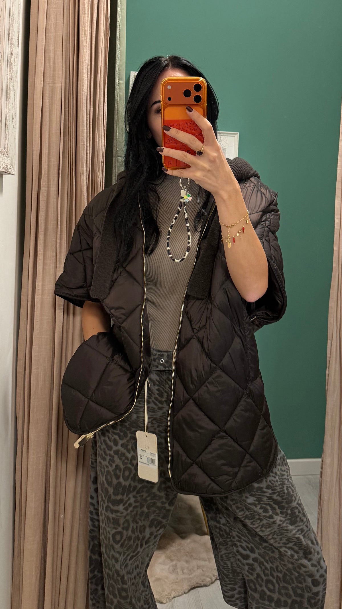 Please - gilet smanicato imbottito over
