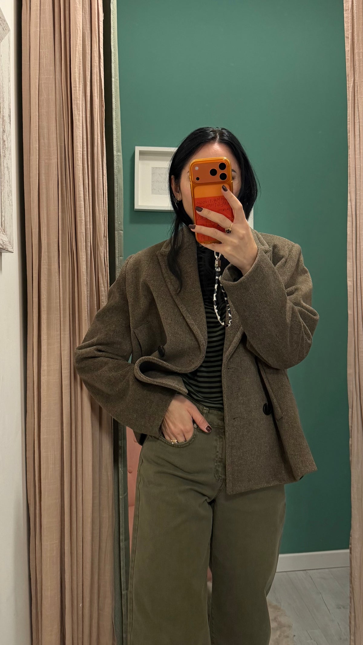 Please - cappotto corto doppio petto