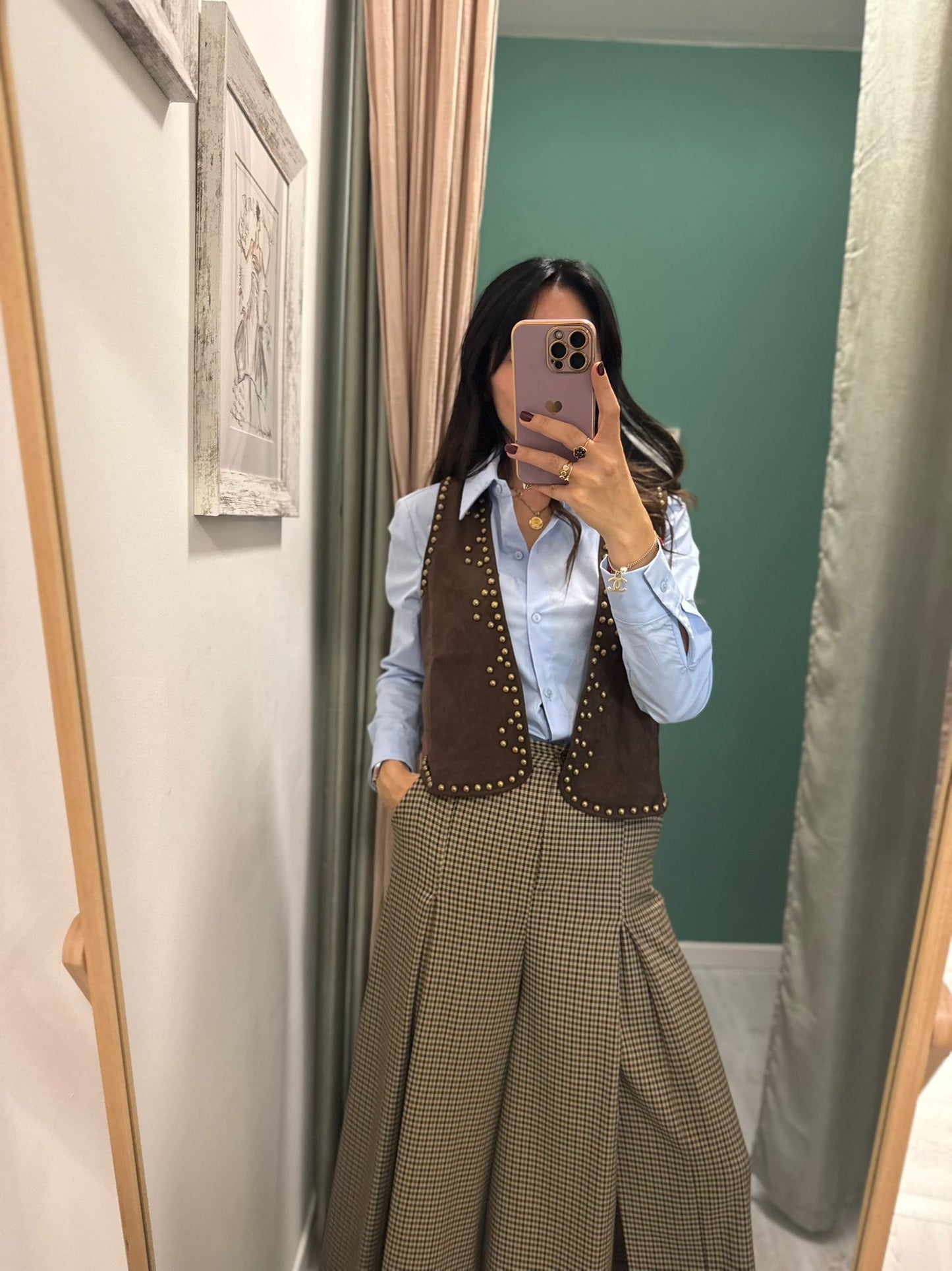 MIDDLEMIST'S - Gilet con borchie