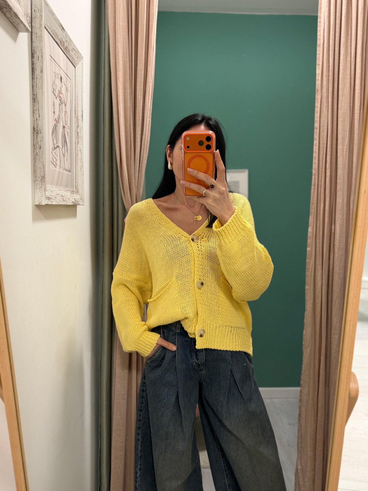 Susy mix - cardigan over con tasche
